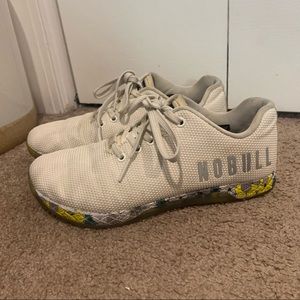 Men’s nobull floral cream sneakers